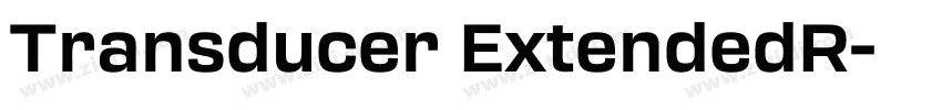 Transducer ExtendedR字体转换
